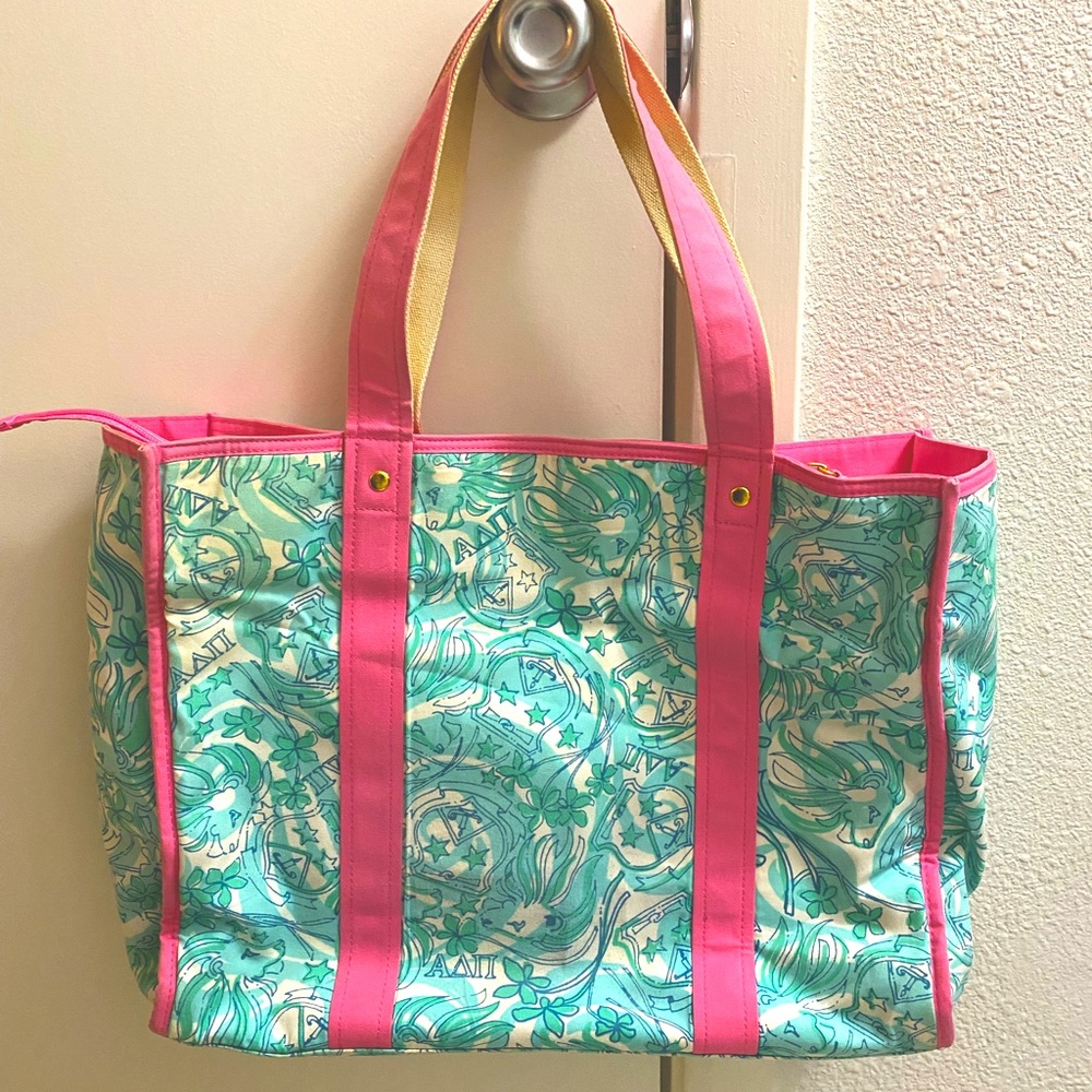 Alpha Delta Pi Lilly Pulitzer Tote